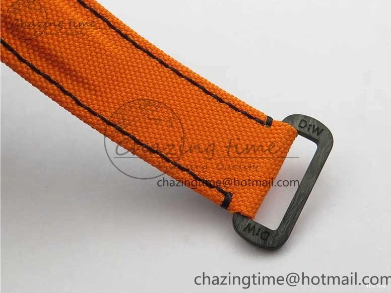 MiroTime 0321 Daytona DIW Carbon Noob 1:1 Best Edition Black Orange Dial on Orange Nylon Strap SA TopPick 2586